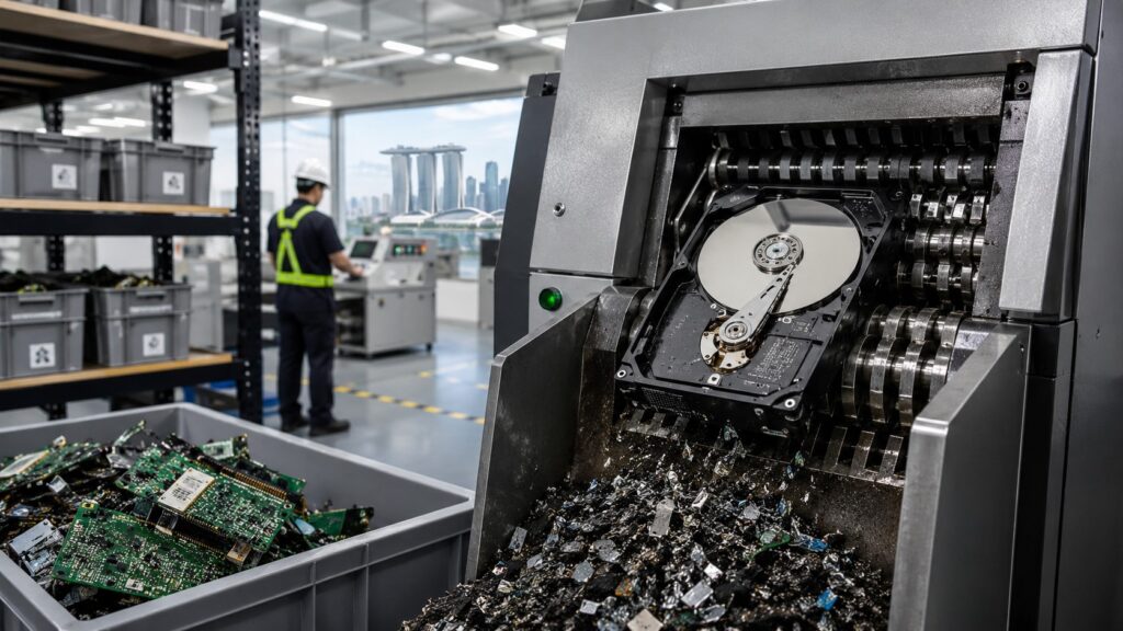Industrial Shredder Process