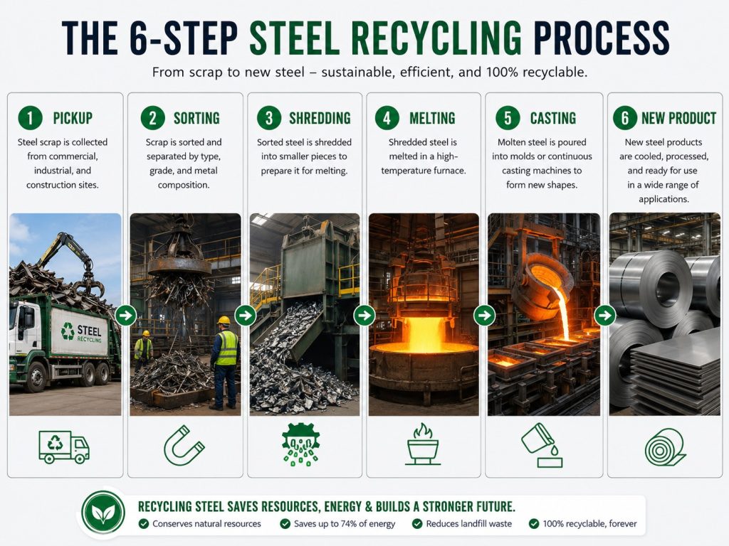 The steel recycling process explained