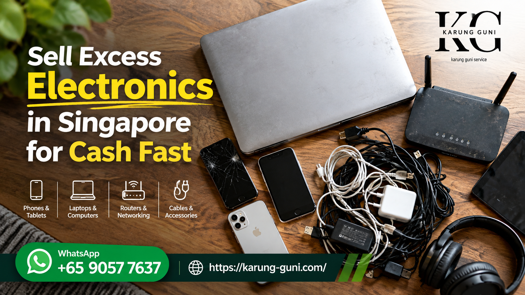 Got old phones, laptops or gadgets piling up? Sell excess electronics in Singapore for instant cash with free doorstep pickup and same-day payment.