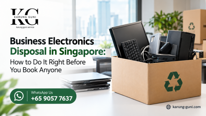 Business Electronics Disposal in Singapore: How to Do It Right Before You Book Anyone